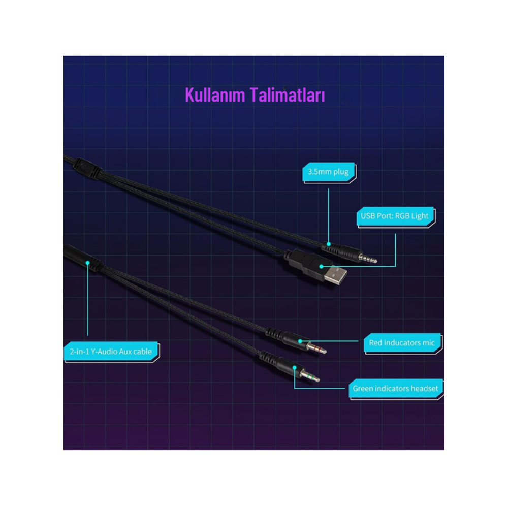 ONIKUMA X31 RGB GAMING KULAKLIK