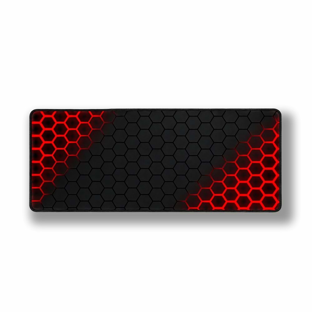 Kruxon ZR994 KIRMIZI PETEK DESEN MOUSE PAD 70X30
