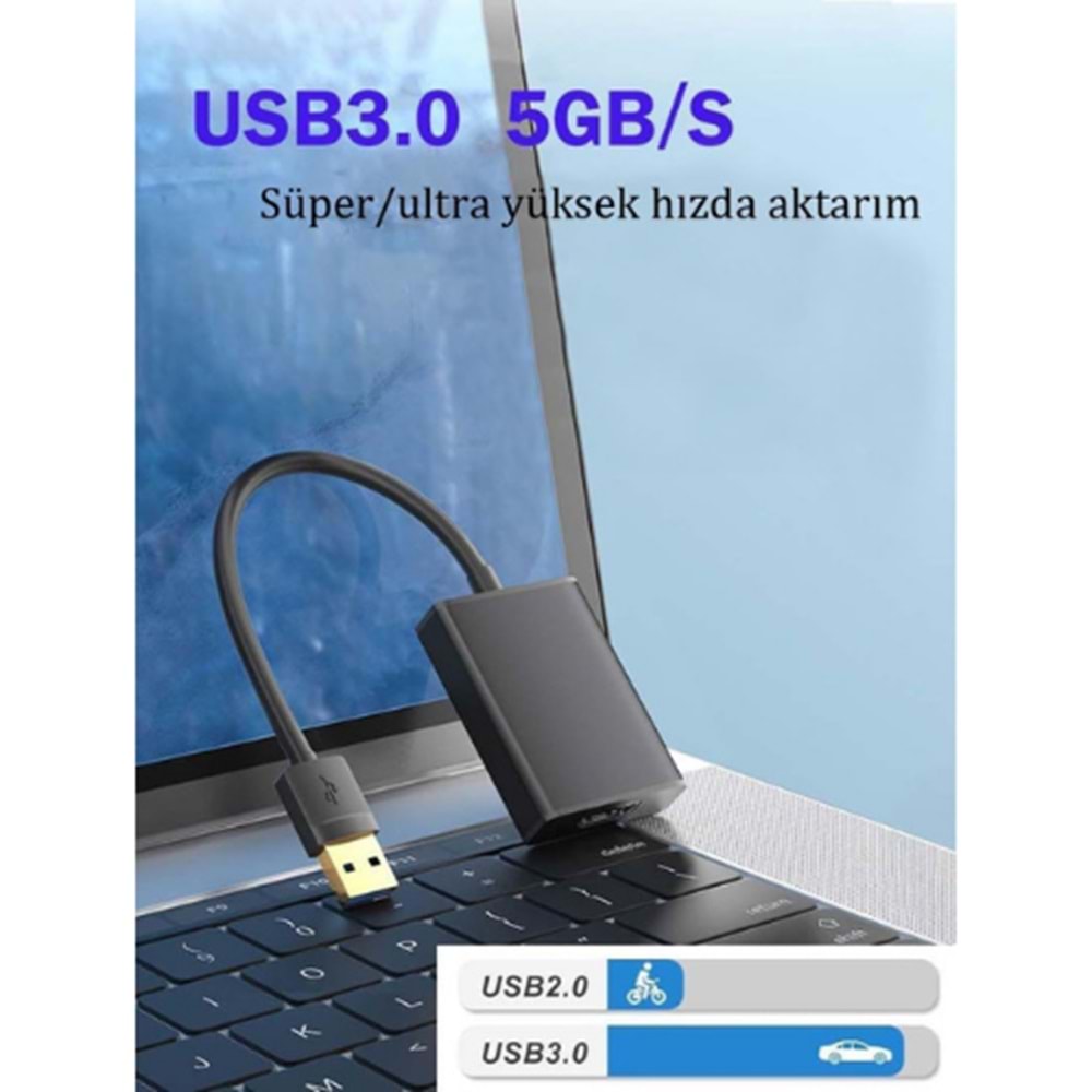 Kruxon ZR1071 HD08 USB TO HDMI ÇEVİRİCİ