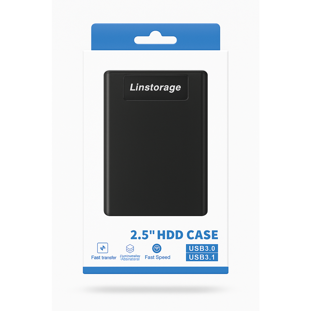 Kruxon ZR1074 HDD CASE USB-TYPE-C 3,1 LED