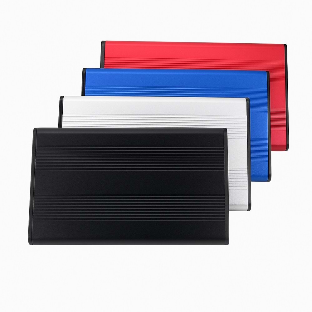 Kruxon ZR1075 GÜMÜŞ HDD CASE METAL