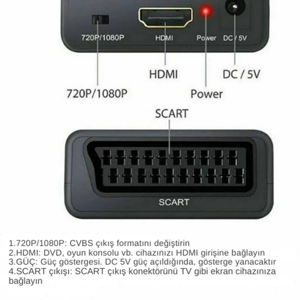 Kruxon ZR1122 HDMI TO SCART