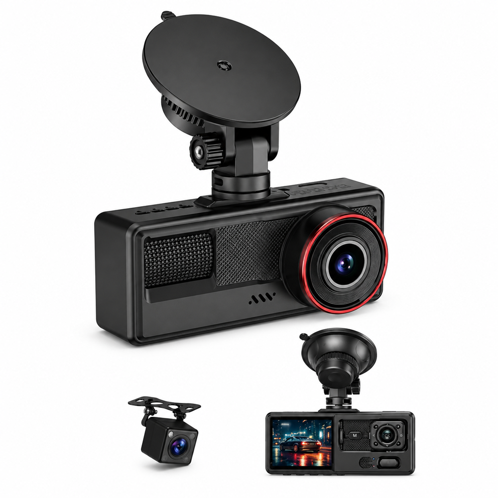 ZR1152 Kruxon HD VEHİCLE THREE CHANNEL ARAÇ KAMERASI