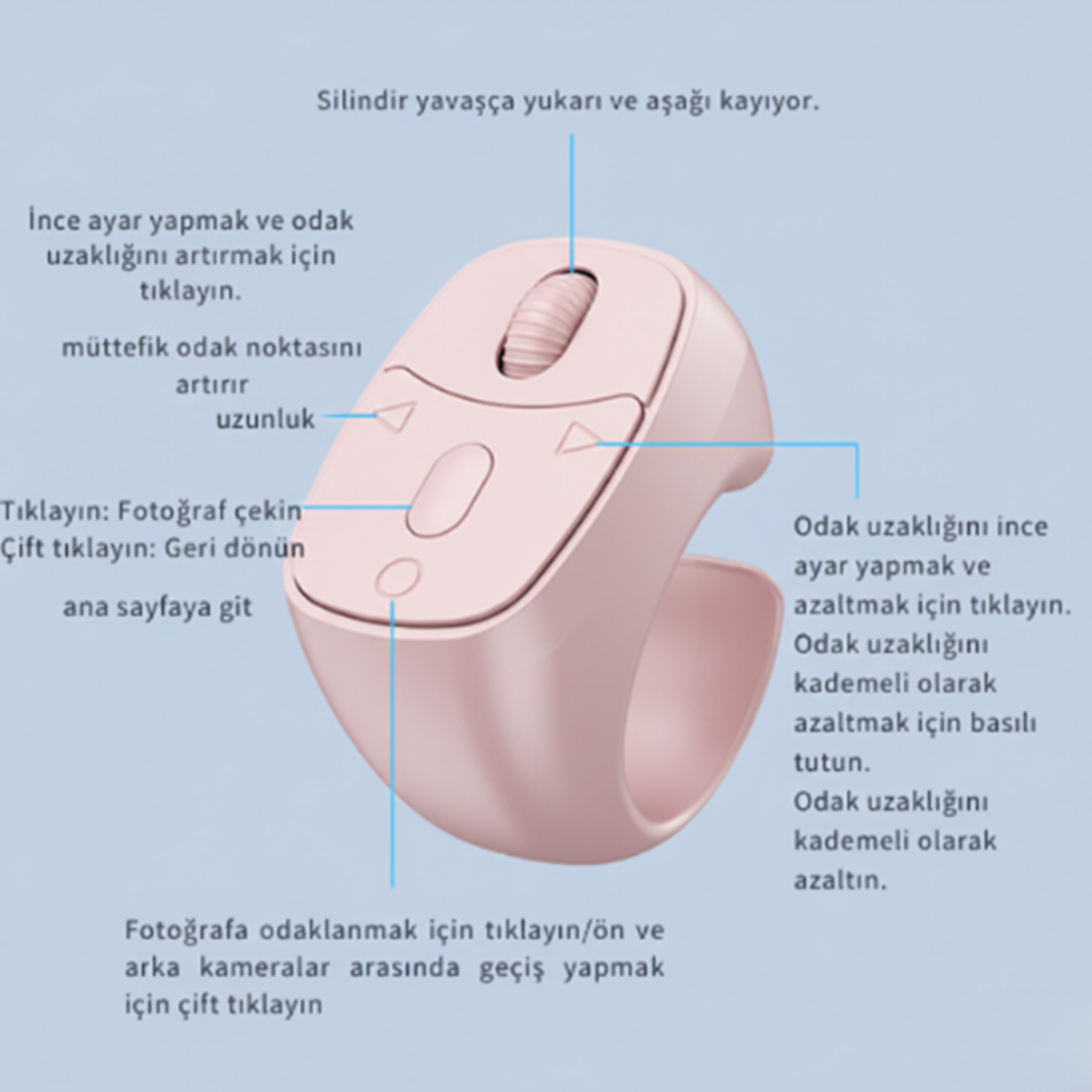ZR1170 Kruxon JX-11 PEMBE TİKTOK YÜZÜĞÜ