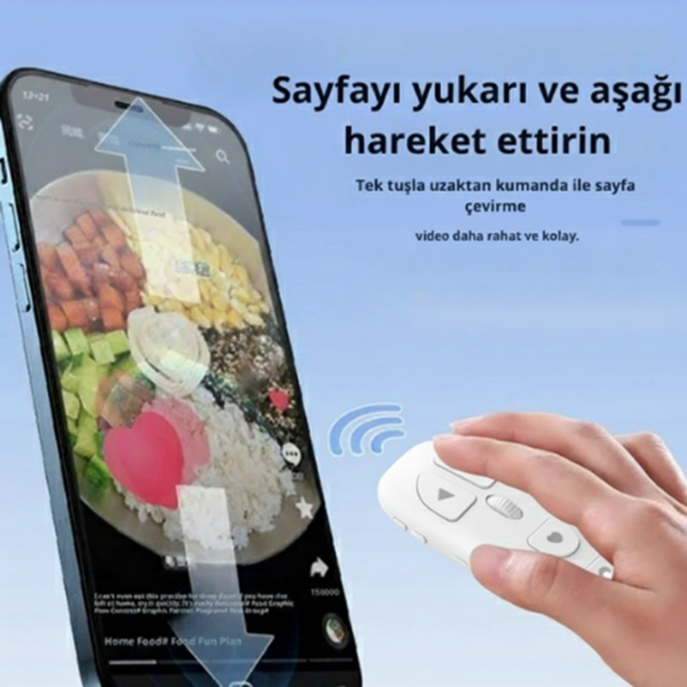ZR1173 Kruxon KR-06 BEYAZ TİKTOK YÜZÜĞÜ