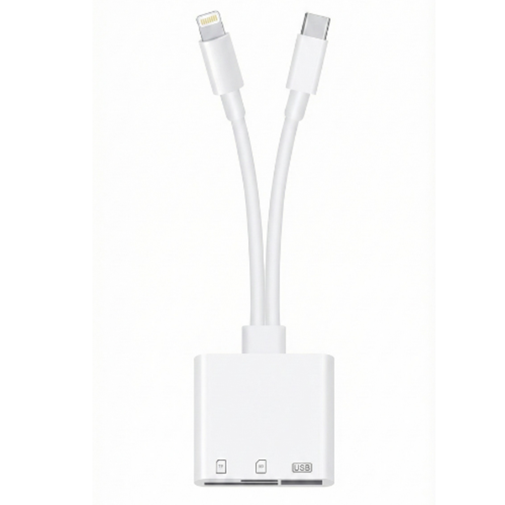 ZR1213 LİGHTNİNG TYPE-C TO CARD READER USB