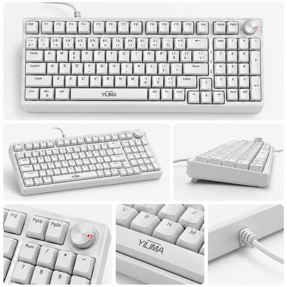 YILIMA G500X GAMİNG KEYBOARD BEYAZ