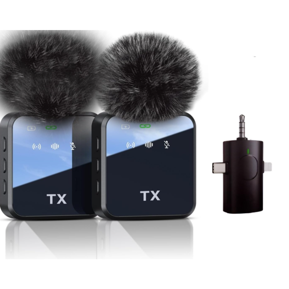 Kruxon ZR983 F11-2 KABLOSUZ ÇİFTLİ ÇOK GİRİŞLİ MİKROFON