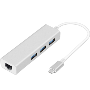Kruxon ZR425 BYL1719C USB 3,0 TYPE-C 3 PORT LAN GİGABİT ŞEFFAF