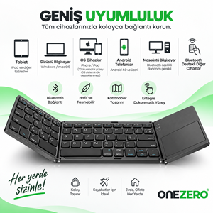 Kruxon ZR443 B033 KATLANABİLİR KLAVYE