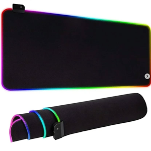 Kruxon ZR265 RGB SİYAH MOUSE PAD 80X30