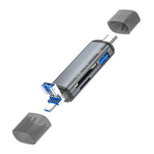 Kruxon ZR286 ADS307 3 IN 1 TYPE-C CARD READER