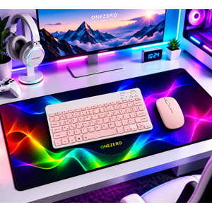 Kruxon ZR20KM PEMBE KABLOSUZ KLAVYE MOUSE SET