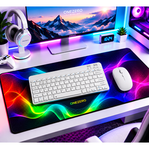 Kruxon ZR20KM BEYAZ KABLOSUZ KLAVYE MOUSE SET