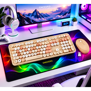 MOFİİ ZR513/K SWEET KAHVERENGİ KLAVYE MOUSE SET