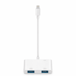 Kruxon ZR540 2 USB 1 LİGHTNİNG CAMERA ADAPTER