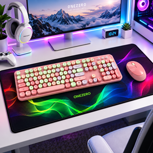 MOFİİ PEMBE SWEET DM COMBO KLAVYE MOUSE SET
