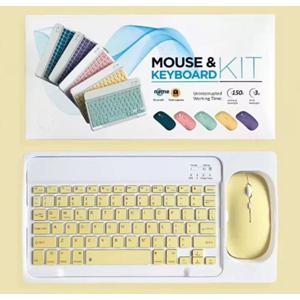 Kruxon ZR20KM SARI KABLOSUZ KLAVYE MOUSE SET