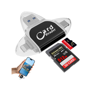 Kruxon ZR670 CARD READER 4 İN 1 OTG