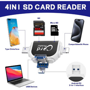 Kruxon ZR670 CARD READER 4 İN 1 OTG
