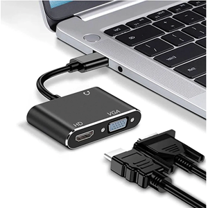 Kruxon ZR702 USB HDMI+VGA+AUX ÇEVİRİCİ