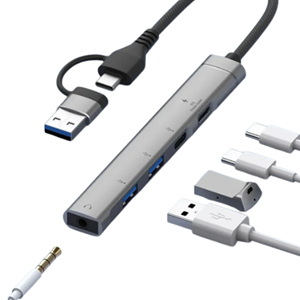 Kruxon ZR817 USB TYPE-C 2 PD 2 USB AUX