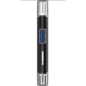 Kruxon ZR824 TYPE-C 3 İN 1 OTG SMART CARD READER