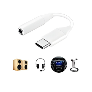 Kruxon ZR862 BEYAZ TYPE-C KULAKLIK ÇEVİRİCİ
