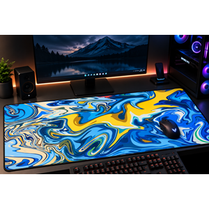 Kruxon ZR916 MAVİ GRAFFİTİ MOUSE PAD 70X30