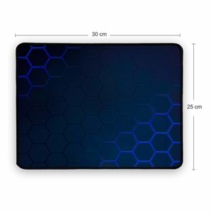 Kruxon ZR920 MAVİ PETEK MOUSE PAD 25X30