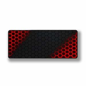 Kruxon ZR994 KIRMIZI PETEK DESEN MOUSE PAD 70X30