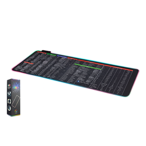 Kruxon ZR1003 RGB PC KISAYOLLAR MOUSE PAD 80X30