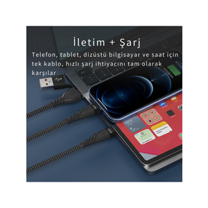Kruxon ZR1031 2İN2 100+27PD CHARGING KABLO U122P41