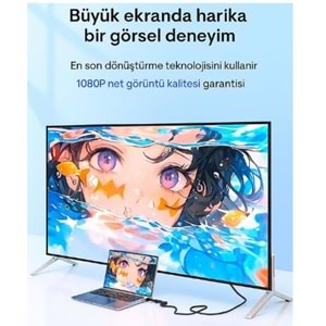 Kruxon ZR1071 HD08 USB TO HDMI ÇEVİRİCİ
