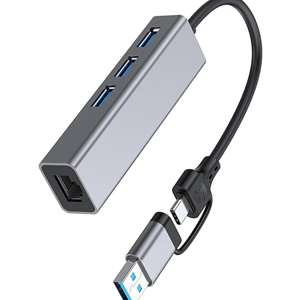 Kruxon ZR1109 DGK TYPE-C USB 3 USB GİGABİT ETHERNET