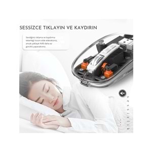 Kruxon ZR1133 SİYAH 501 BT+ WİRELESS MOUSE