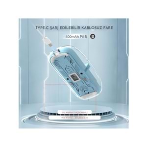Kruxon ZR1133 MAVİ 501 BT+ WİRELESS MOUSE