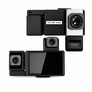 ZR1155 Kruxon 360 DÖNEN 4 CHANNELS DASH 1080P ARAÇ KAMERASI