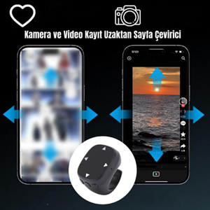 ZR1165 Kruxon JX-13 SİYAH MULTİFUNCTİONAL TİKTOK YÜZÜĞÜ