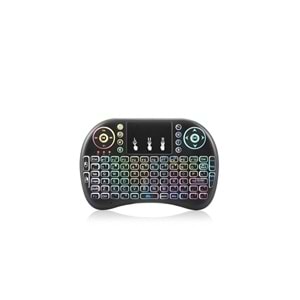 ZR1315 MİNİ KEYBOARD BT+WİRELESSLI TV KLAVYESİ IŞIKLI