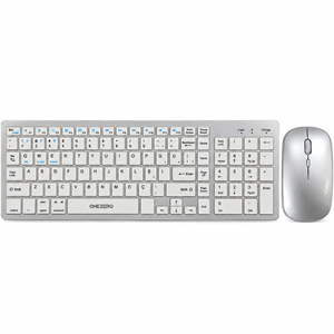 Kruxon ZR701 835 MAC MODEL WİRELESS KLAVYE MOUSE SET SİLVER