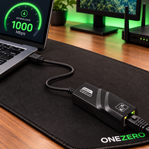 Kruxon ZR13 3,0 GİGABİT USB ETHERNET ÇEVİRİCİ