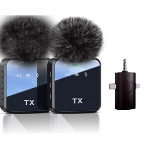Kruxon ZR983 F11-2 KABLOSUZ ÇİFTLİ ÇOK GİRİŞLİ MİKROFON