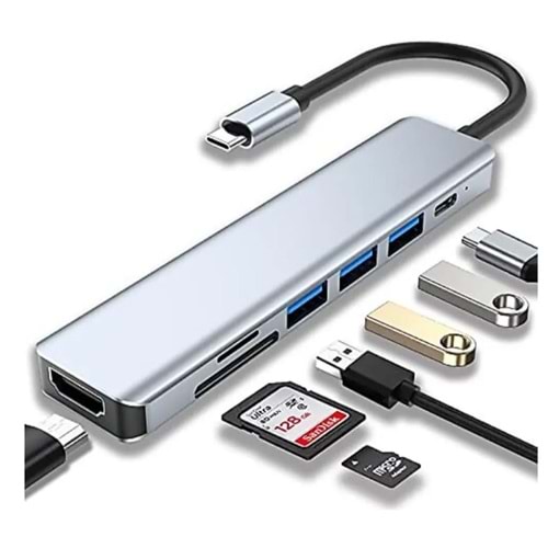 Kruxon ZR817 USB TYPE-C 2 PD 2 USB AUX