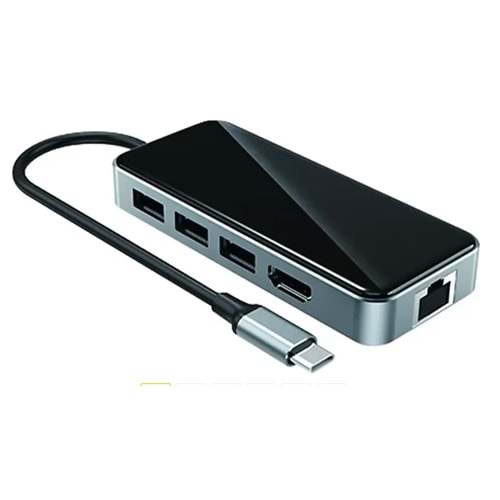 Kruxon ZR1056 TYPE-C USB 8İN1 3.0 HUB