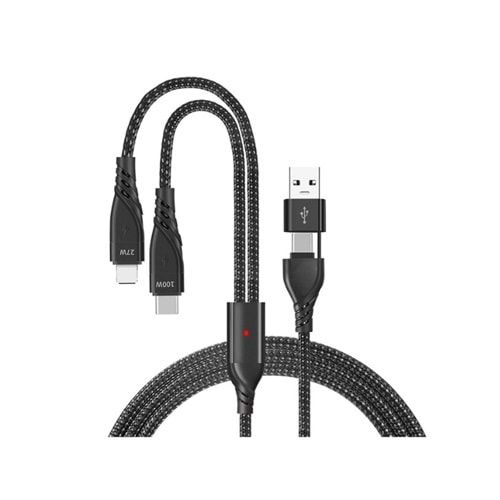 Kruxon ZR537 TYPE-C TO TYPE-C 65W KABLO