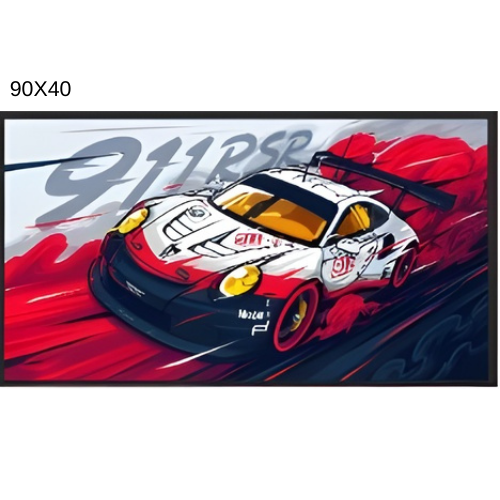 Kruxon ZR993 MAVİ PETEK DESEN MOUSE PAD 70X30
