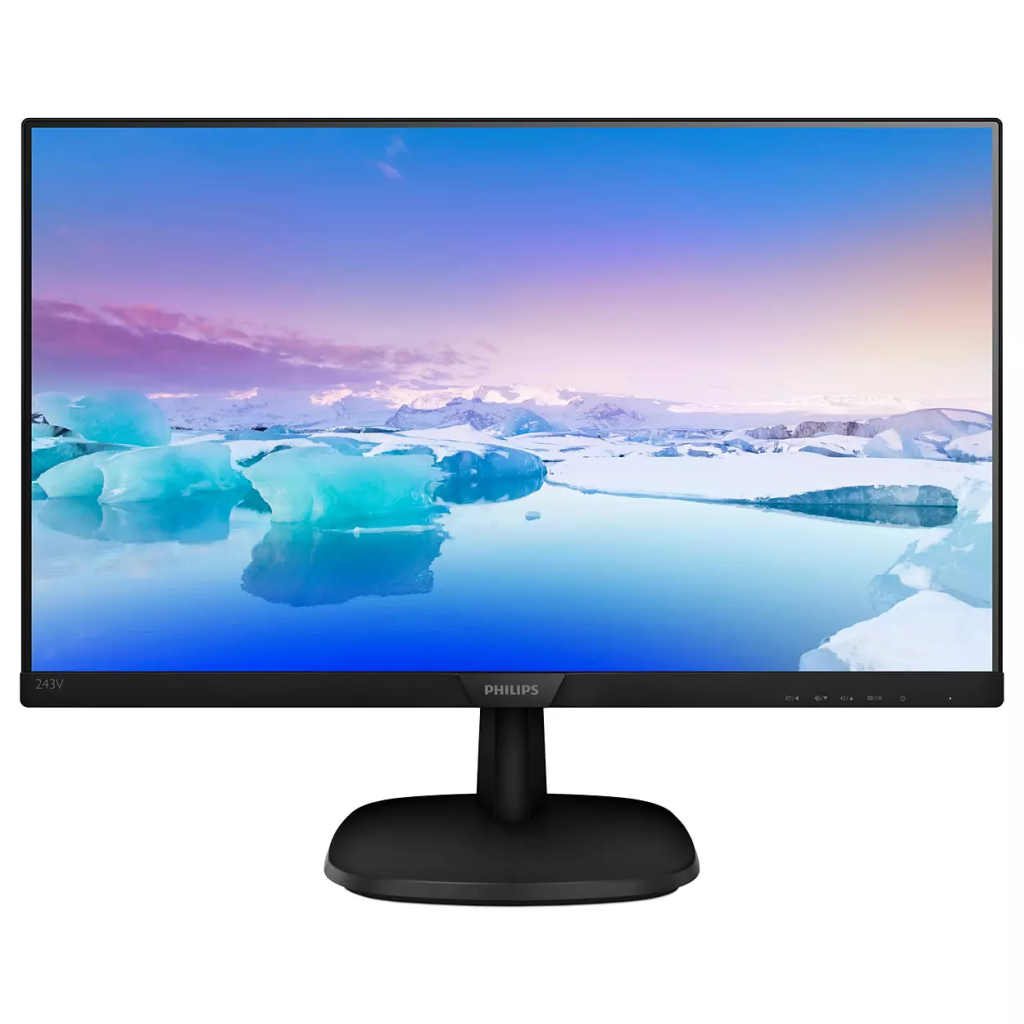 PHILIPS 243V7QJABF/01 23,8" 4ms, 75Hz, Full HD, HDMI, DP, D-Sub, 2X2W Hoparlör, IPS Panel Monitör