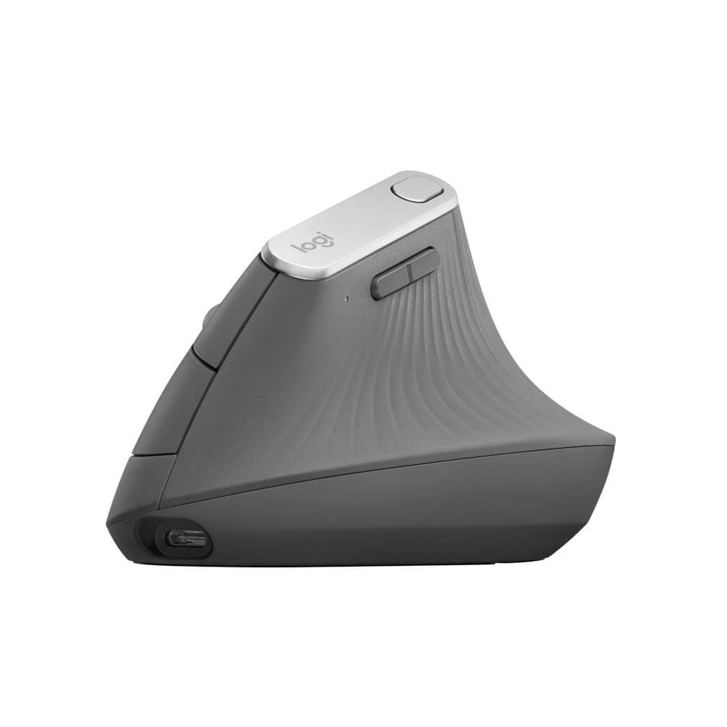LOGITECH 910-005448, MX VERTICAL, Siyah, Bluetooth, 4000dpi, Lazer, 4 Tuşlu, USB-C den şarj edilebilir, Dikey Ergonomik Mouse