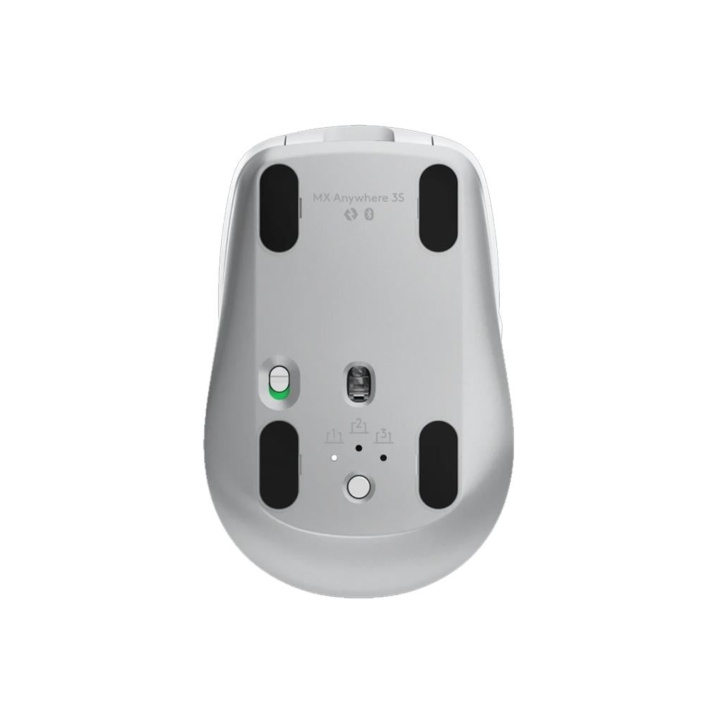 LOGITECH 910-006930, MX Anywhere 3S, Beyaz, Bluetooth, 8000dpi, Lazer, 6 Tuşlu, USB-C den şarj edilebilir, Mouse